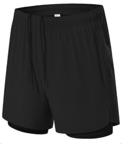 Black MotionTech Workout Shorts