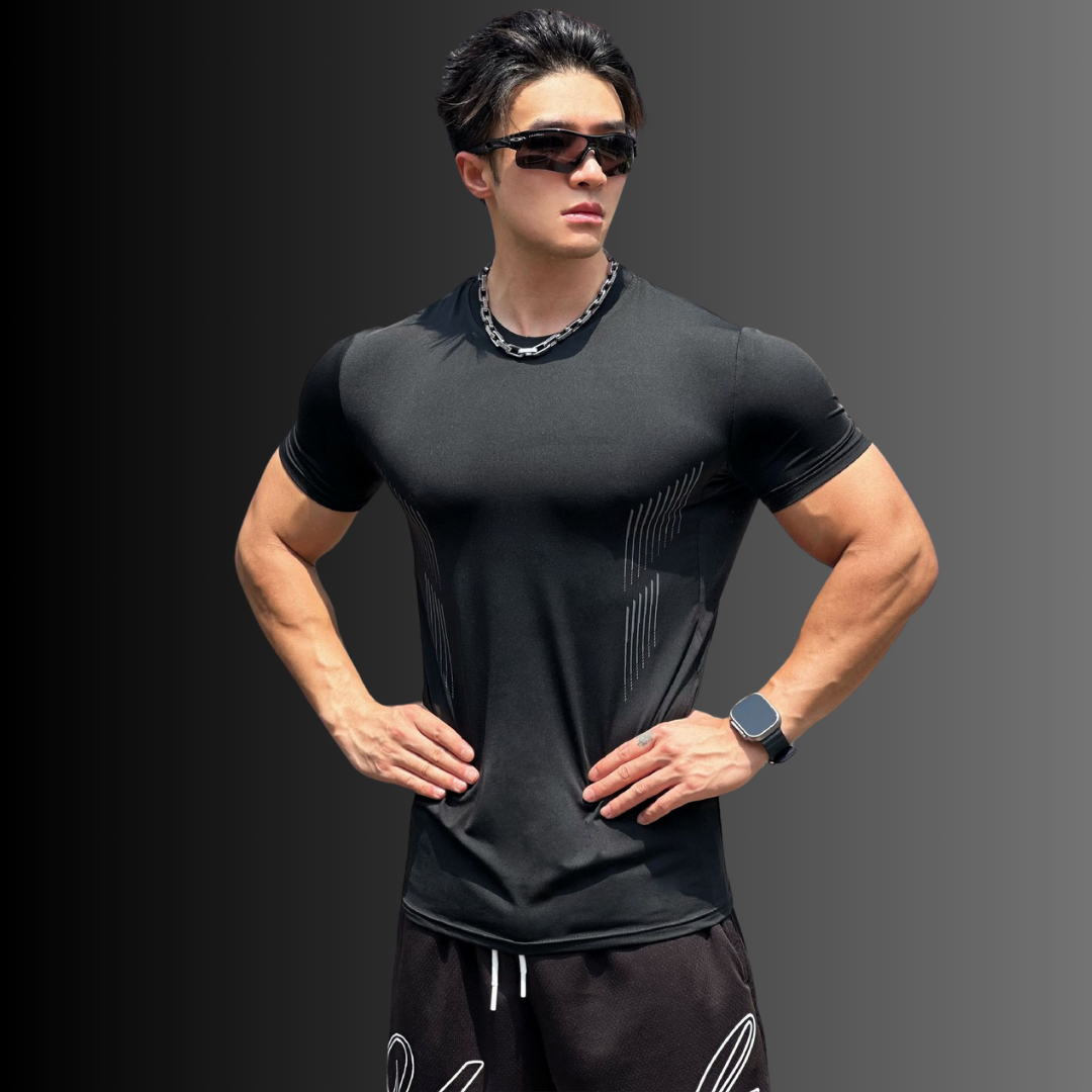 Black Perfomance Workout Shirt