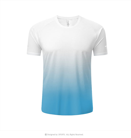 White and Blue ProFit Workout Shirt