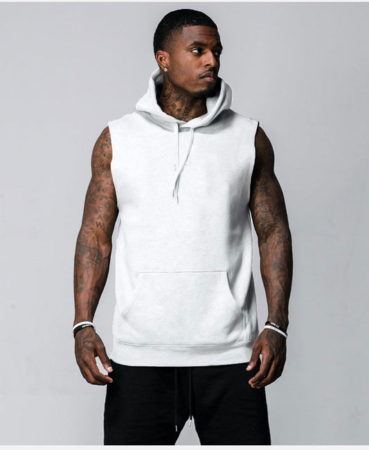 White Half Hoodie