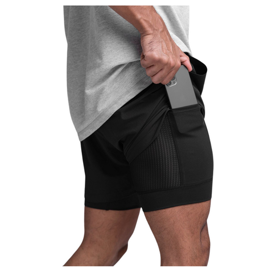 Black GRAVITYLITE Dual Shorts