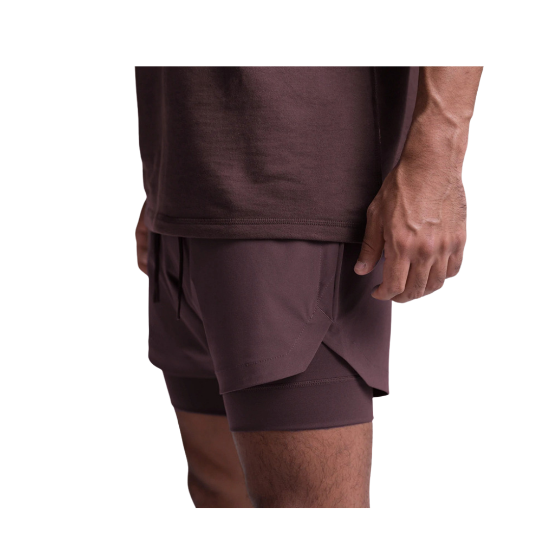 Maroon GRAVITYLITE Dual Shorts