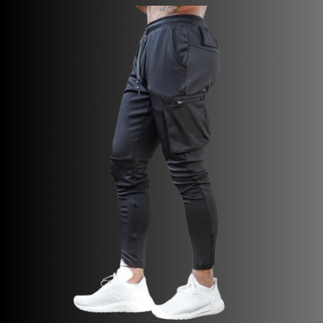 Black KIGA FormFit Cargo Pants
