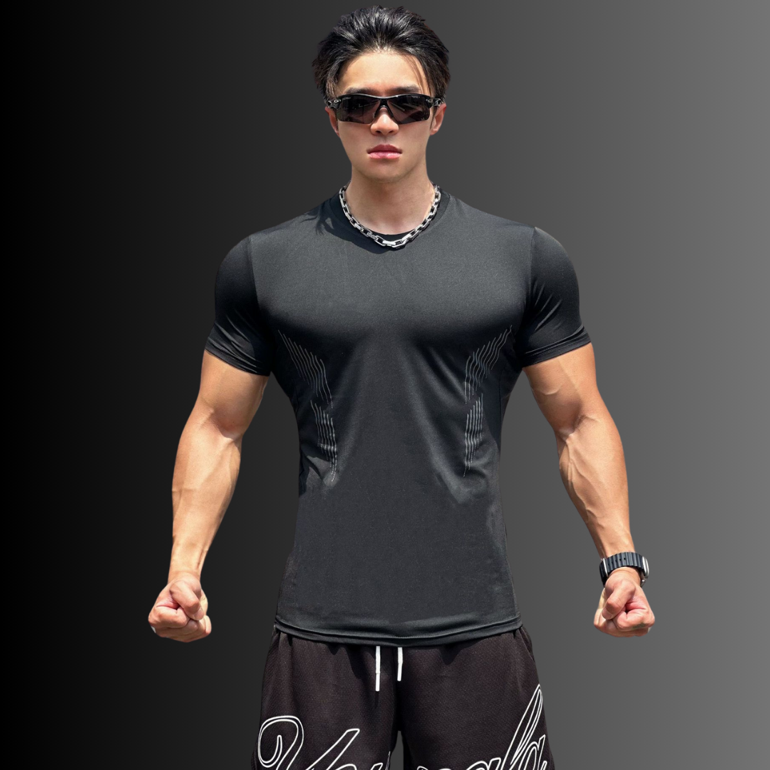 Black Perfomance Workout Shirt