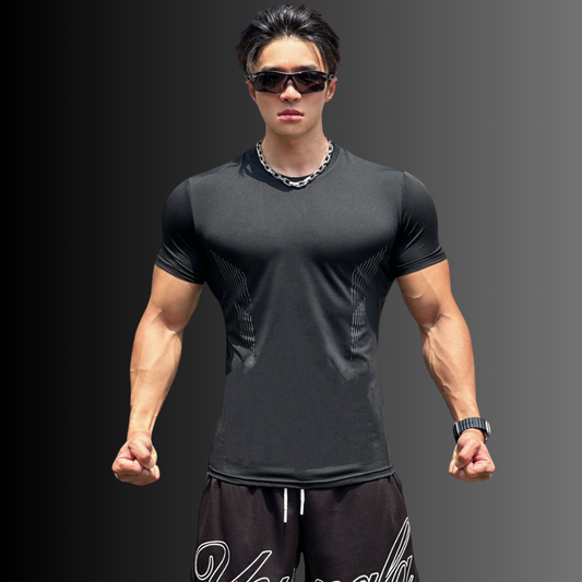 Black Perfomance Workout Shirt