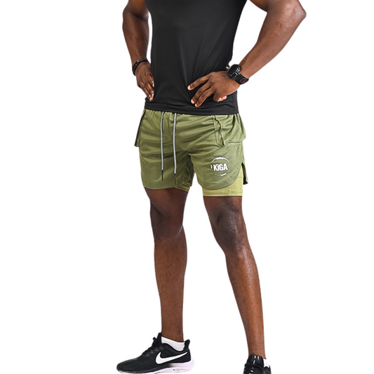 Green GRAVITYLITE Dual Shorts