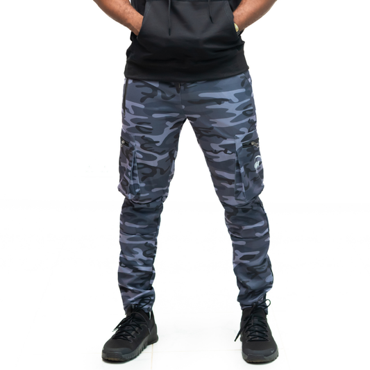 Mixed Black & Grey KIGA FormFit Cargo Pants